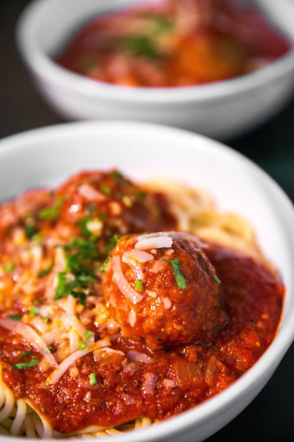 Instant Pot Spaghetti met gehaktballen