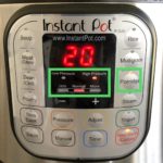 Instant Pot instelling voor Porridge - 20 minuten - High Pressure