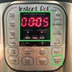 Instant Pot instelling voor 5 minuten Pressure Cook - High Pressure