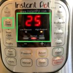 Instant Pot instelling voor High Pressure Meat/Stew