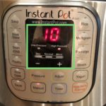 Instant Pot Timer 10 min Pressure Cook