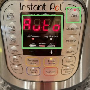 Instant Pot Timer Rice/Rijst Auto Timer