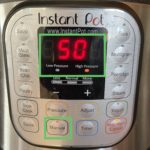 Instant Pot Timer 50 min Pressure Cook